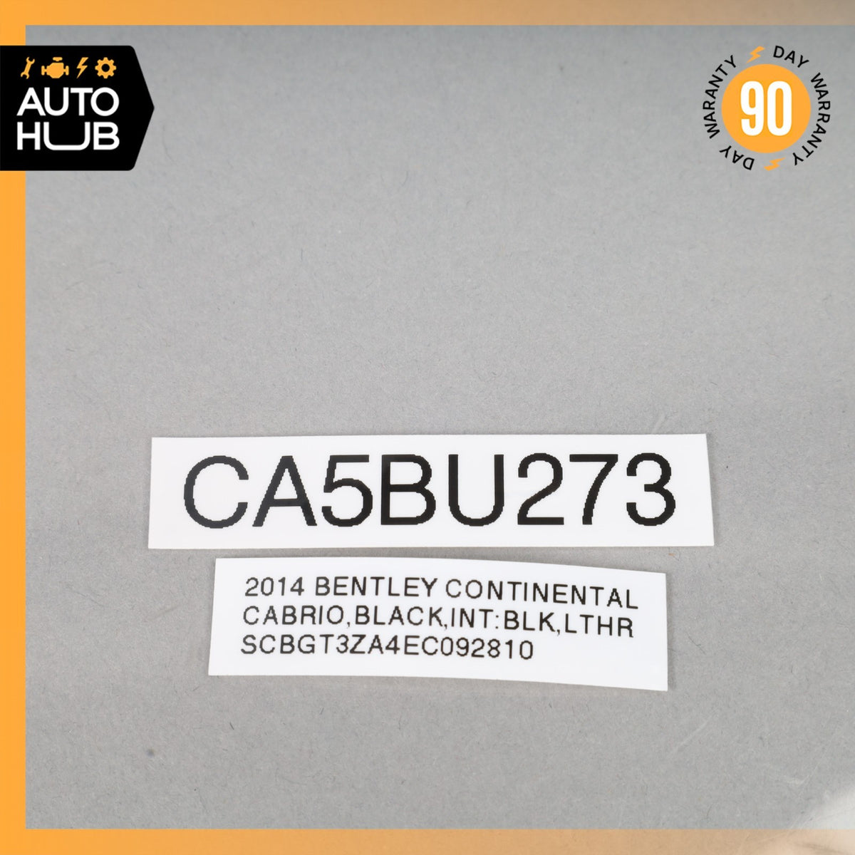 Bentley Continental GTC Cabrio Seat Belt Extender Guide Right 3W7880304A OEM - photo 12