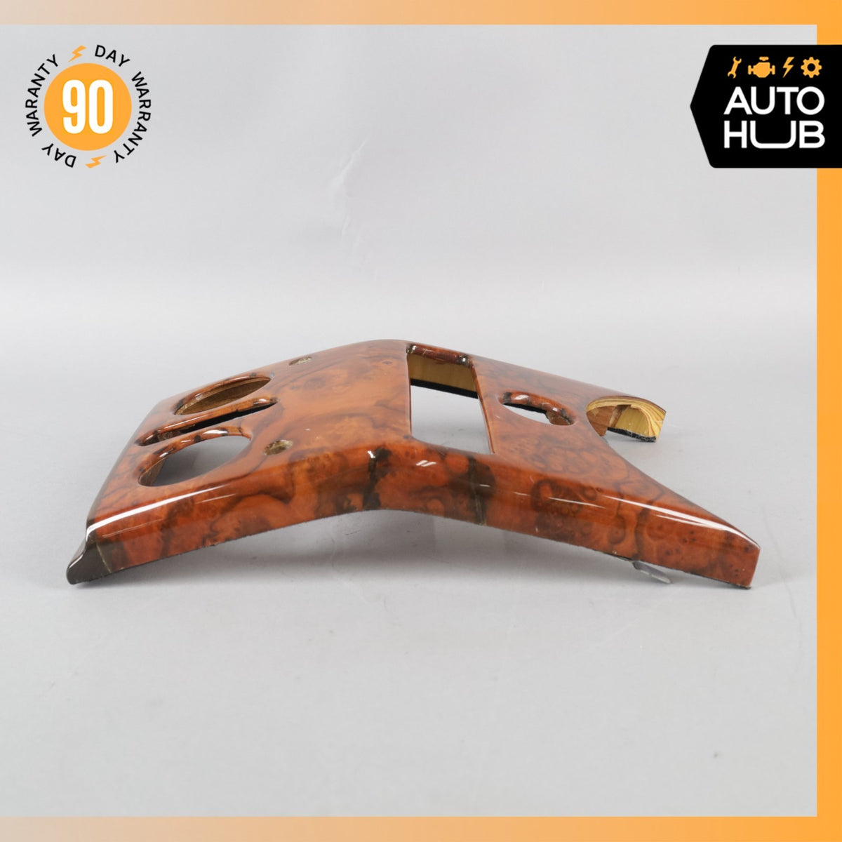 99-02 Rolls Royce Silver Seraph Rear Center Console Air Vent Trim Panel Wood OEM - photo 8