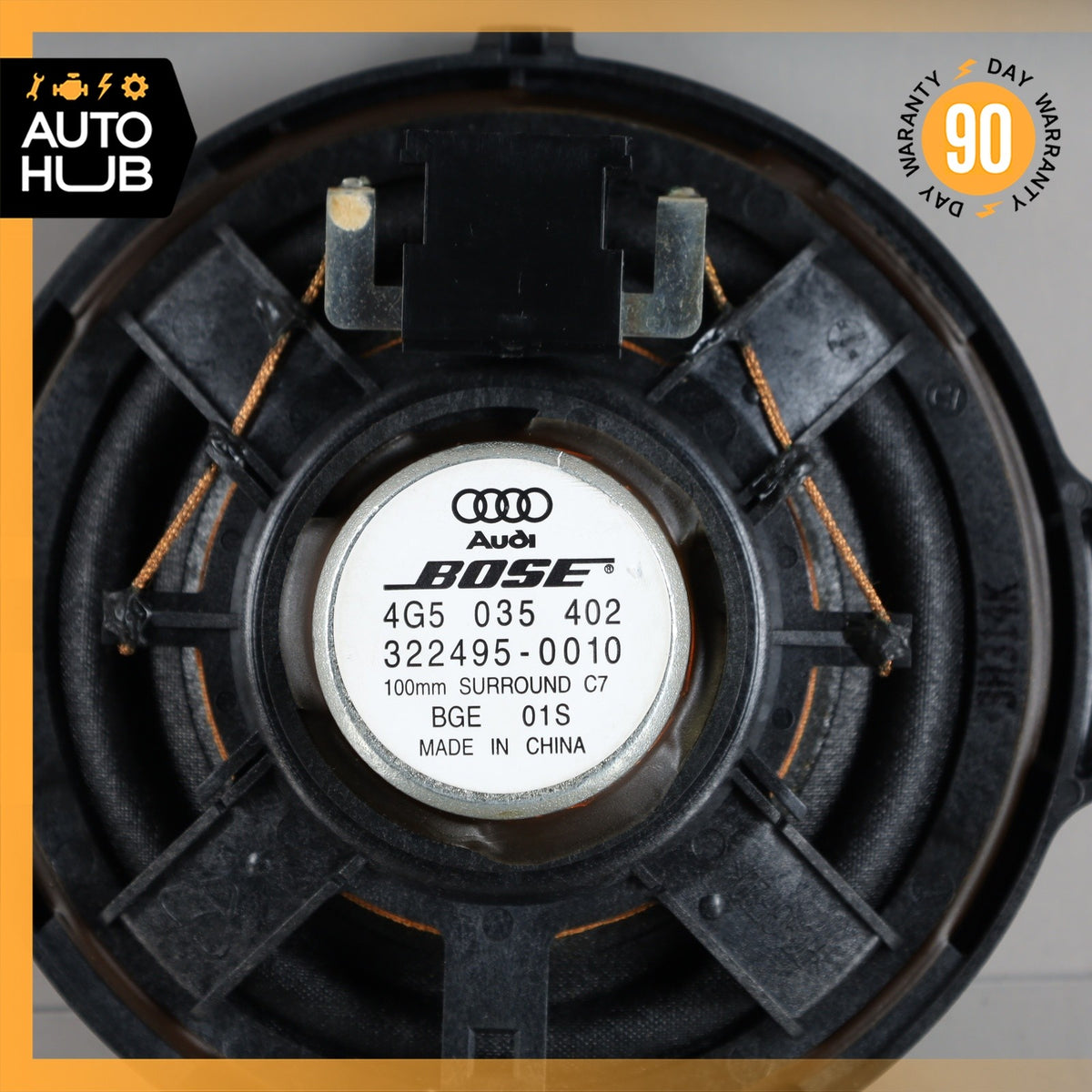 12-18 Audi C7 S6 A6 Bose Rear Deck Speaker OEM 51k - photo 8