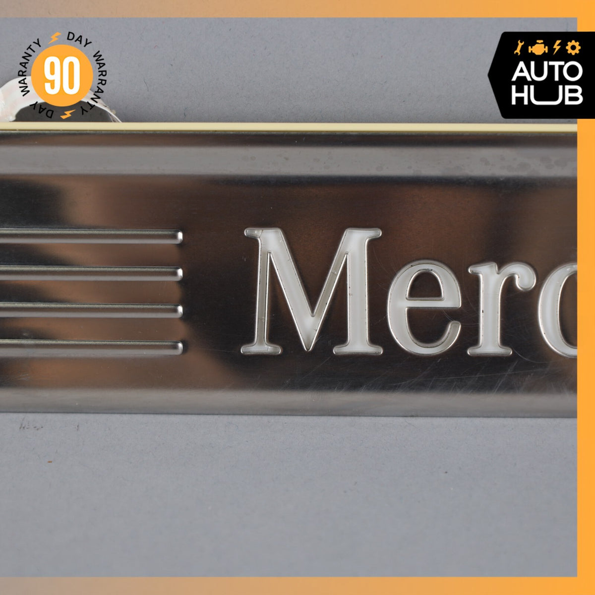 14-20 Mercedes W222 S600 S550 Rear Left Illuminated Door Step Sill Panel OEM - photo 3