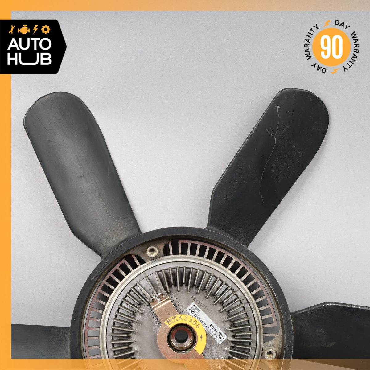 90-99 Mercedes R129 SL320 E320 S320 Radiator Cooling Fan w/Clutch 1032000623 OEM - photo 2