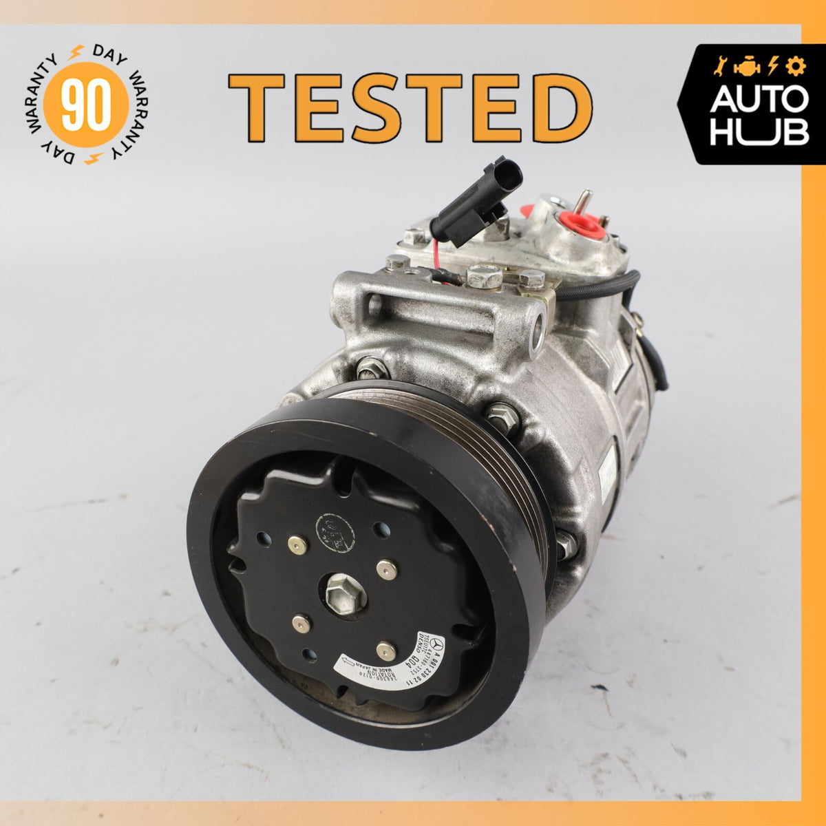 03-06 Mercedes R230 SL500 SL55 AC A/C Air Conditioning Compressor 0012300211 OEM - photo 1