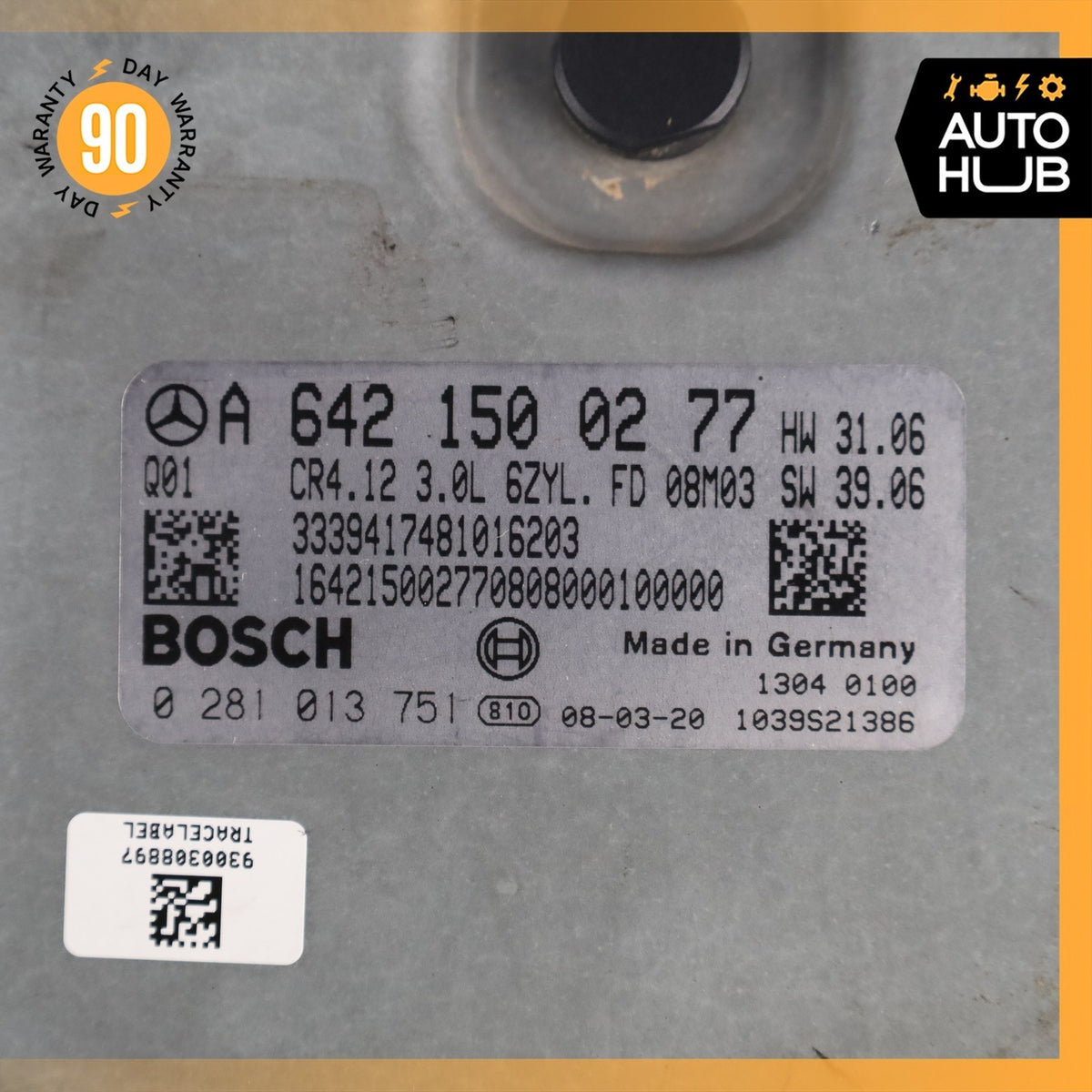07-08 Mercedes X164 GL320 ML320 Diesel ECU Engine Control Module Unit FLASHED - photo 10