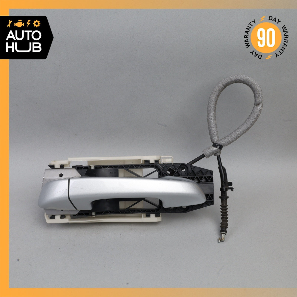 11-18 Porsche Cayenne 958 Front Left Driver Side Exterior Door Handle Silver OEM - photo 1