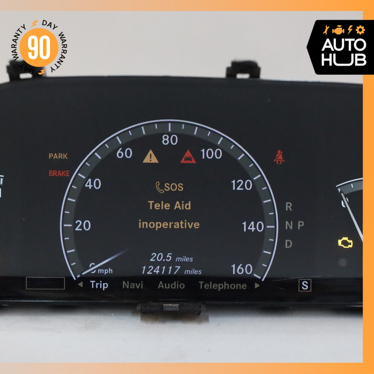 07-10 Mercedes W216 CL600 S600 Instrument Cluster Speedometer OEM 124k - photo 2