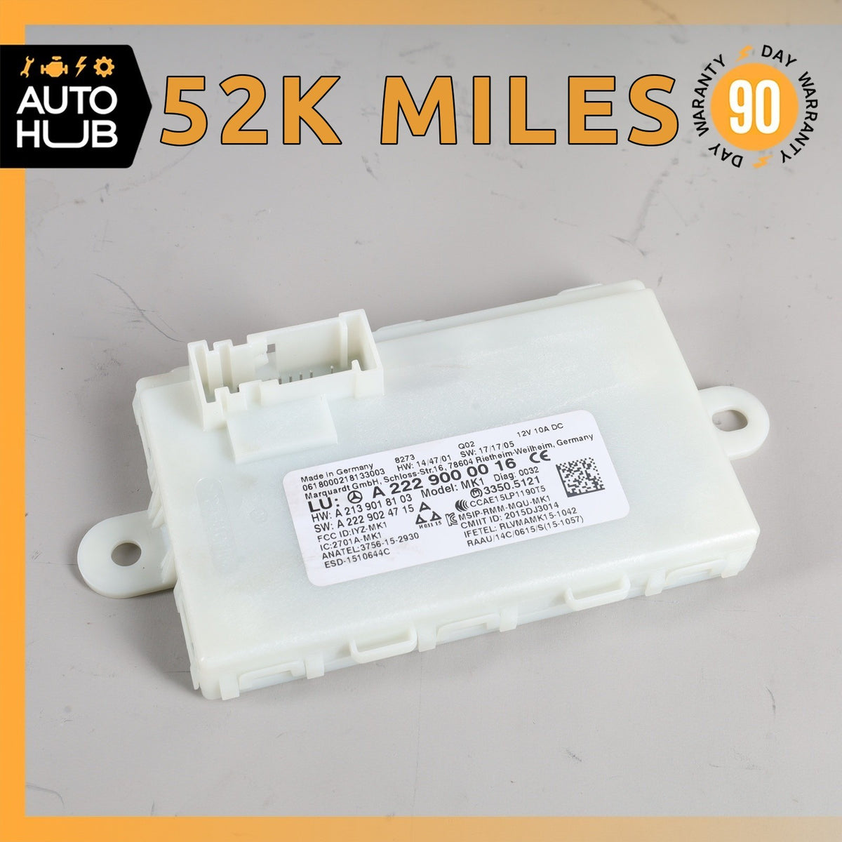 Mercedes W213 E300 Keyless Go Entry Control Module Unit OEM - photo 1