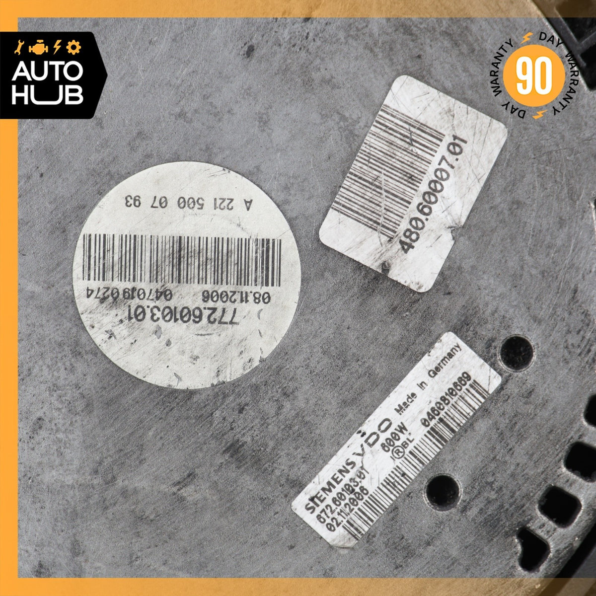 07-13 Mercedes W221 S550 S450 Engine Cooling Fan Motor Assembly 2215000493 OEM - photo 7