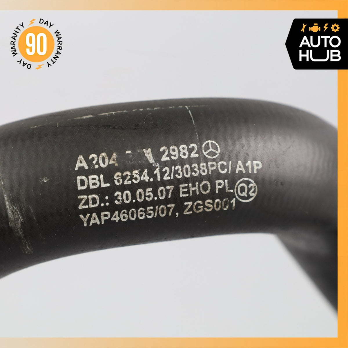 Mercedes W212 E350 OM642 Engine Water Cooling Hose Pipe 2045012982 OEM - photo 9