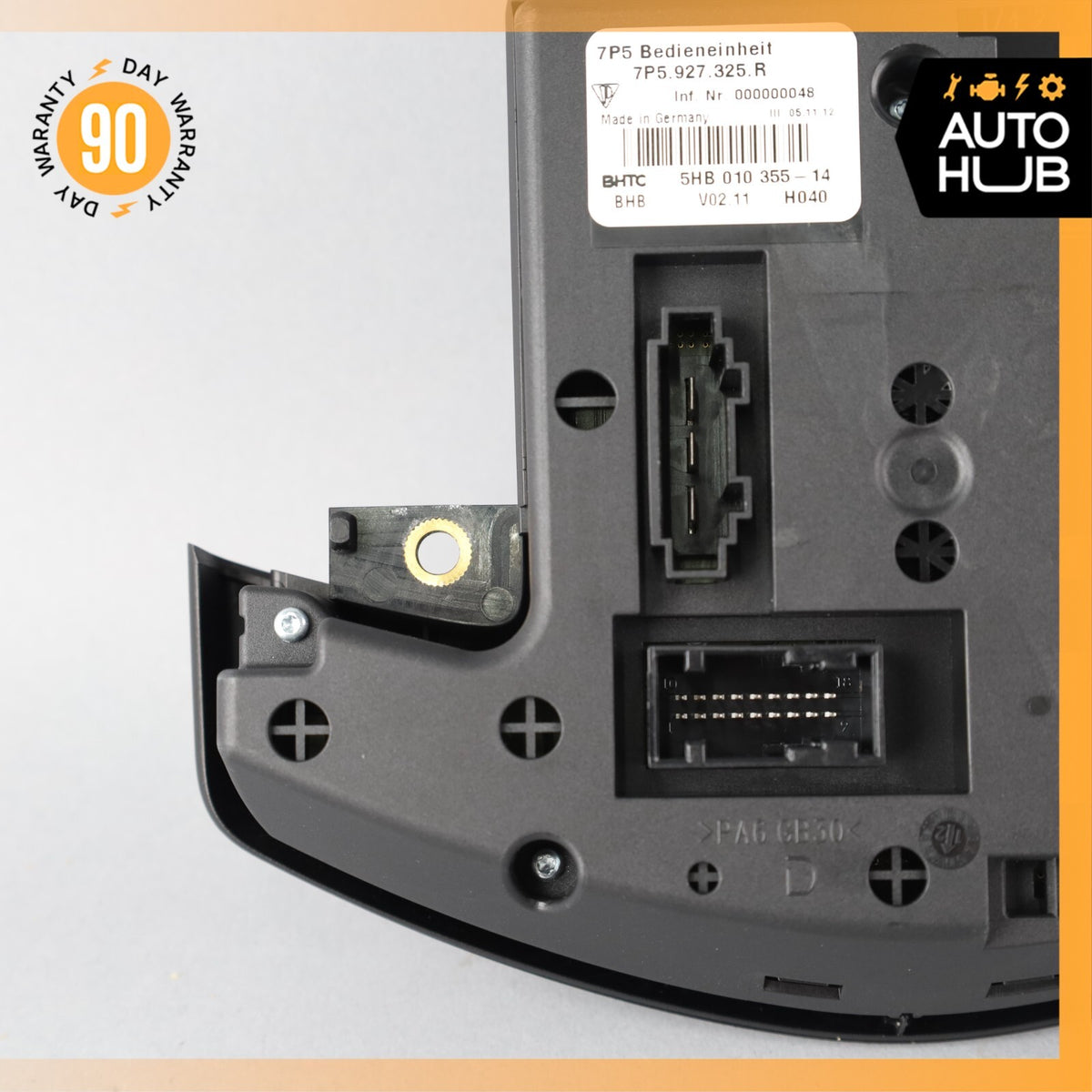 11-14 Porsche Cayenne S 958 Rear Seat Heat Lock Switch Control Panel OEM 90k - photo 8