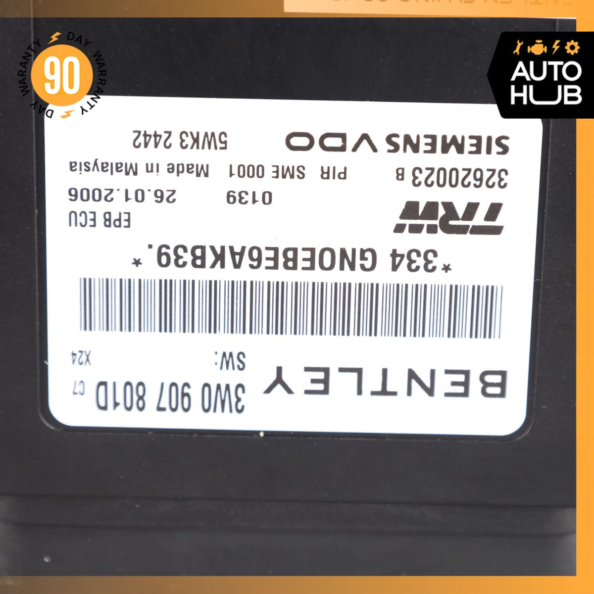Bentley Continental Flying Spur Electronic Parking Brake Control Module OEM 39k - photo 10