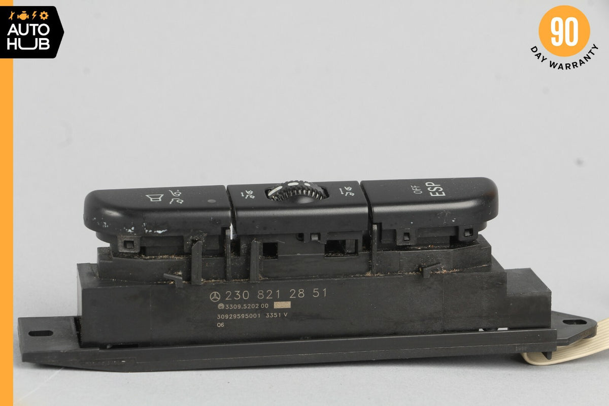 03-08 Mercedes R230 SL500 SL55 AMG Console ESP Distronic Control Switch OEM - photo 4