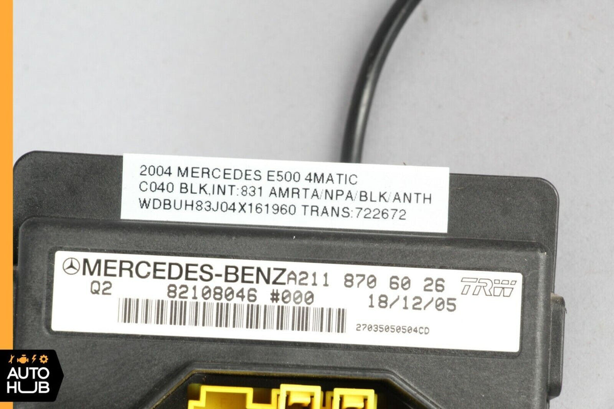 06-13 Mercedes W211 E500 CLS550 Right Seat Weight Sensor Control Module OEM - photo 11