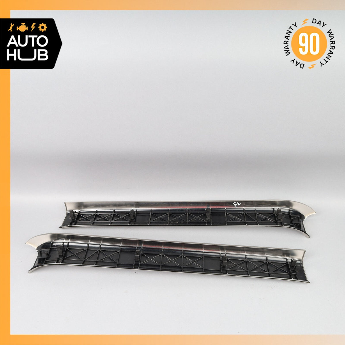 06-13 Bentley Continental Flying Spur Front Left & Right Door Step Sill Set OEM - photo 7