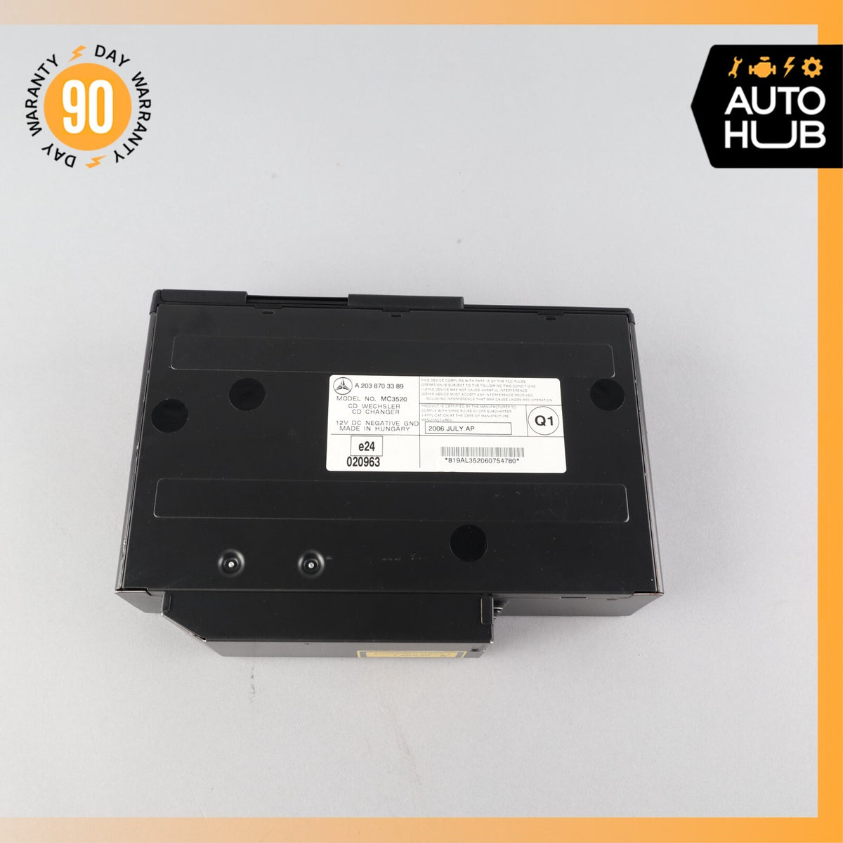 05-09 Mercedes R230 SL550 CLK550 CLK350 C240 C320 CD Changer 6 Disk Player OEM - photo 9