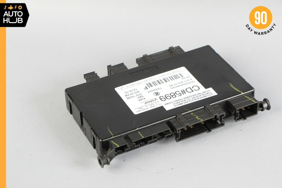 03-12 Mercedes X164 GL450 CLS550 E320 ML500 Seat Control Module Left Side OEM - photo 3