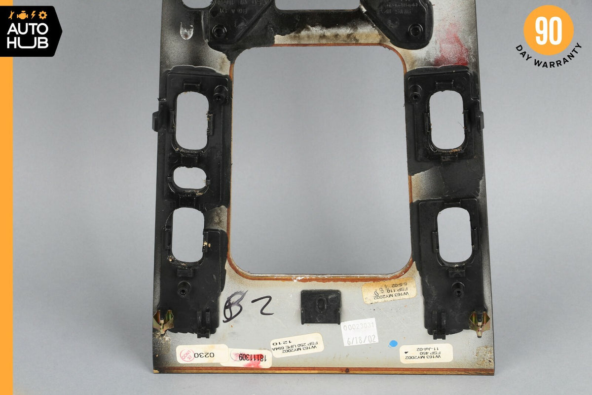 02-05 Mercedes W163 ML500 Center Console Shifter Trim Bezel Wood OEM - photo 11