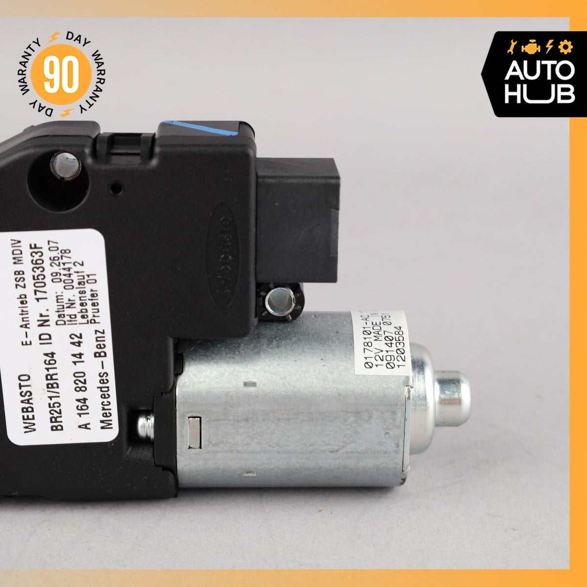 06-13 Mercedes W164 ML550 R500 Panoramic Sunroof Sun Roof Motor 1648201442 OEM - photo 3