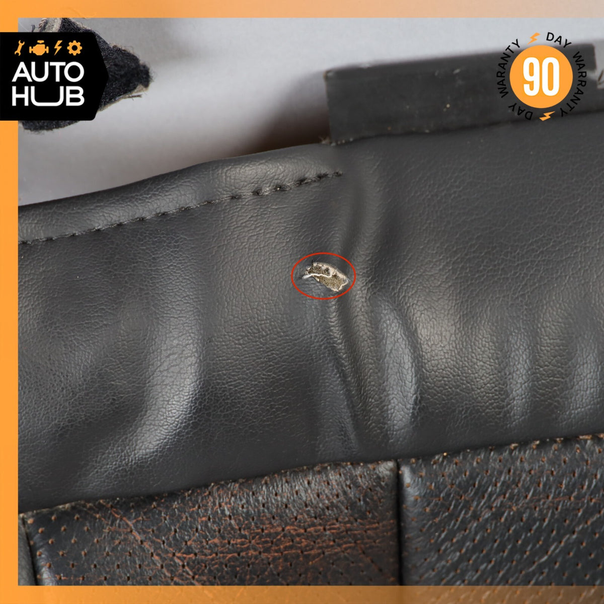 04-08 Cadillac XLR Left Driver Side Bottom Lower Seat Cushion Black OEM - photo 6