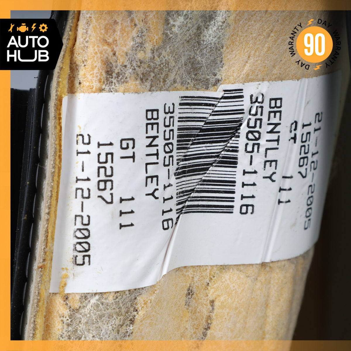 Bentley Continental Flying Spur Front Left Side Seat Upper Back Cushion OEM 80k - photo 14