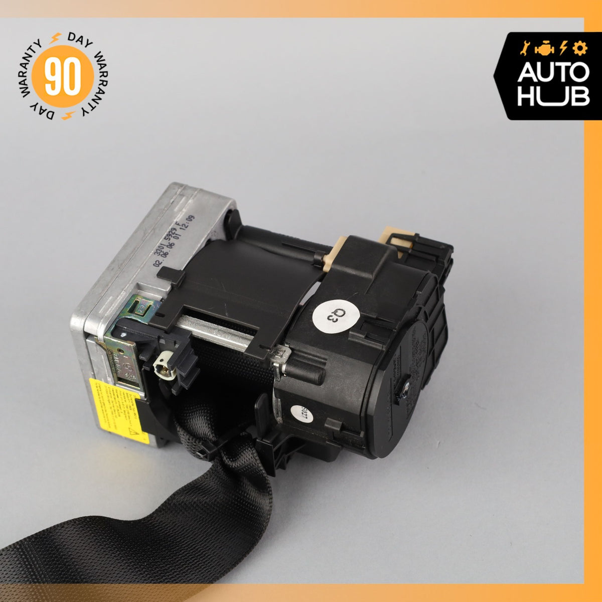 07-12 Mercedes R230 SL550 SL55 AMG Right Side Seat Belt Retractor Black OEM - photo 2