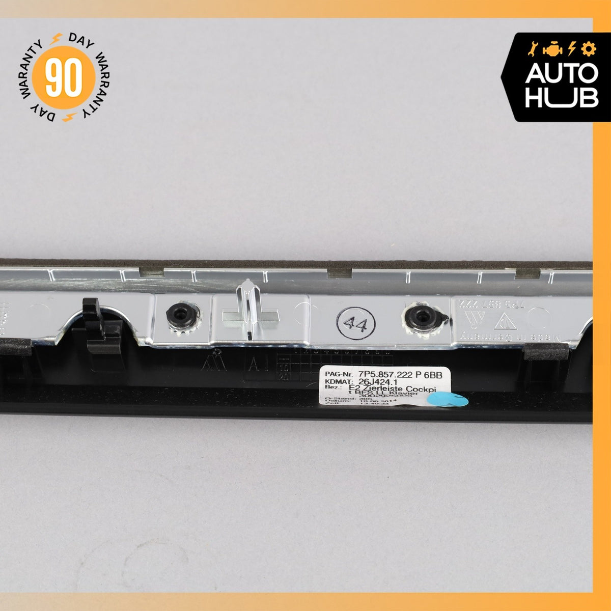 11-18 Porsche Cayenne 958 Dashboard Cover Panel Trim Molding Set Wood OEM - photo 8