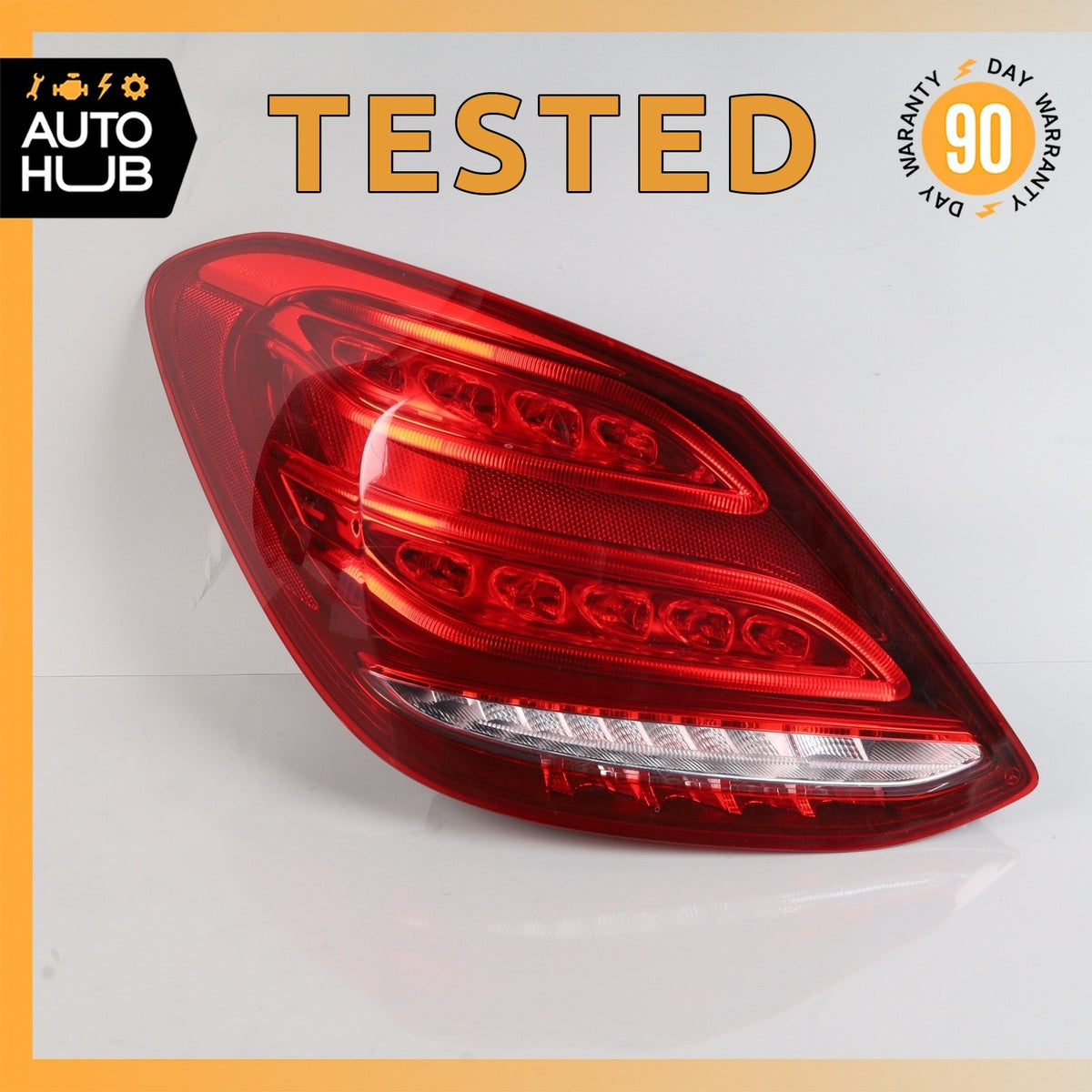 15-18 Mercedes W205 C300 C43 AMG Sedan LED Tail Light Lamp Rear Left Side OEM - photo 1
