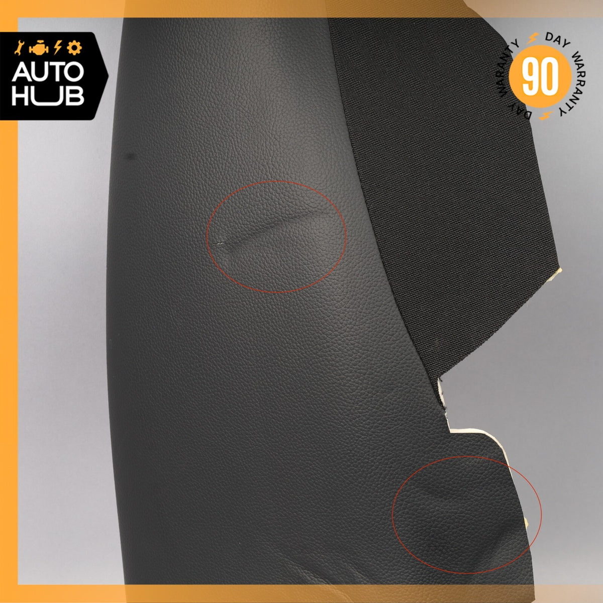 15-21 Mercedes W205 C300 C400 Rear Right Side Seat Side Bolster Black OEM 41k - photo 4