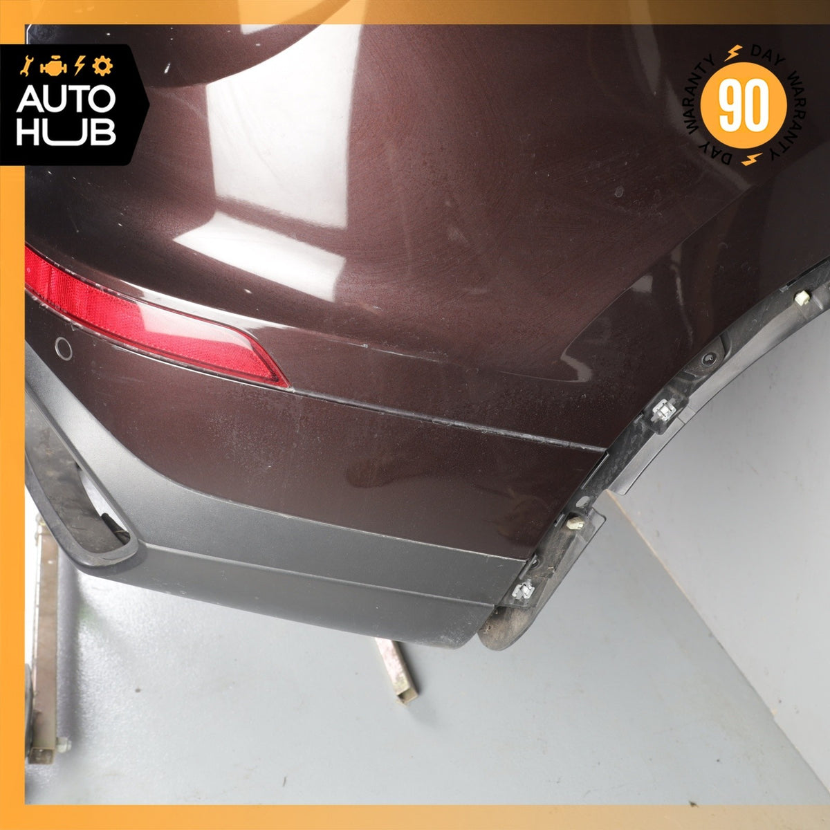 15-18 Porsche Cayenne 958 Rear Bumper Cover Brown OEM - photo 11