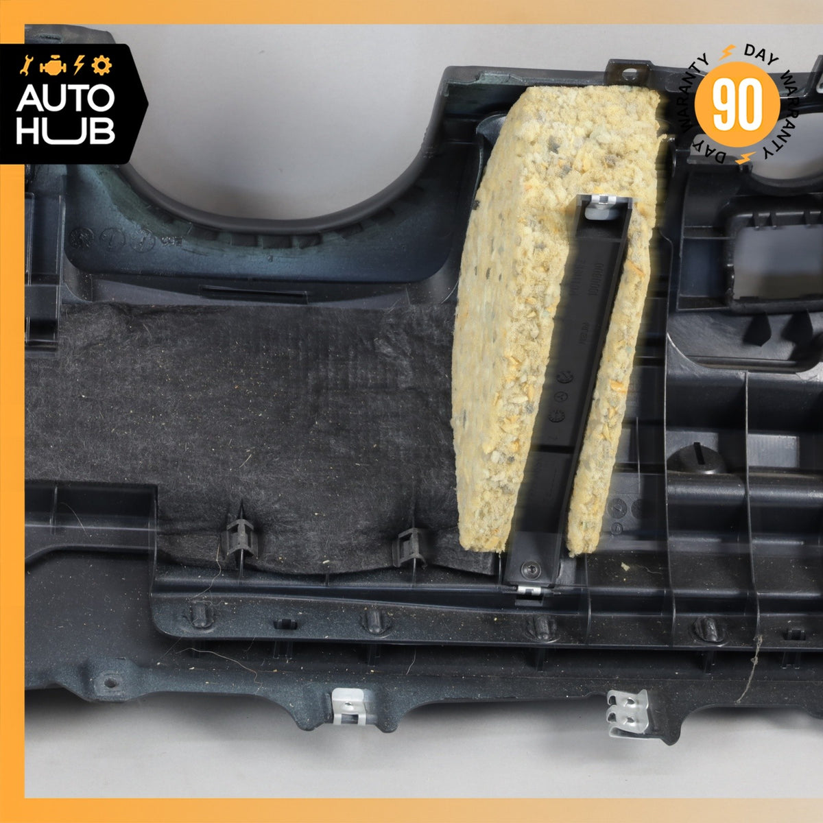 07-13 Mercedes W221 S600 S65 Dashboard Lower Driver Knee Cover Panel Black OEM - photo 14