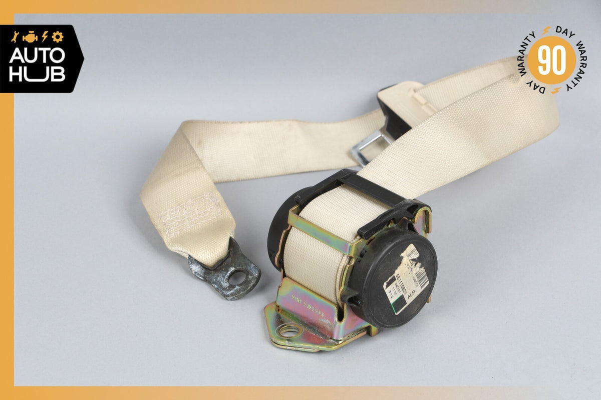 03-06 Mercedes W211 E500 E320 Rear Center Middle Seat Belt Beige 2118602385 OEM - photo 1
