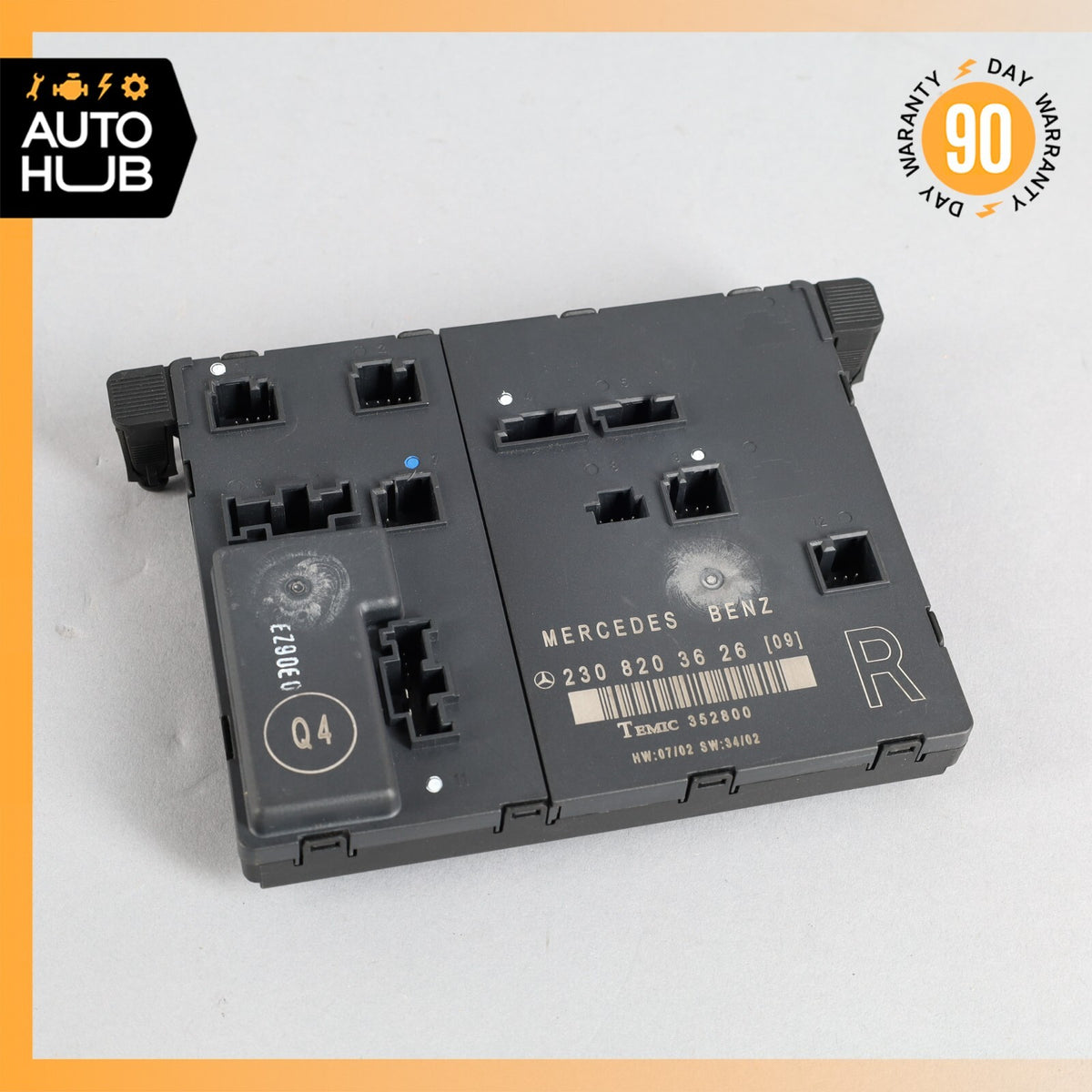 03-12 Mercedes R230 SL500 SL550 SL55 AMG Door Control Module Right Side OEM - photo 1