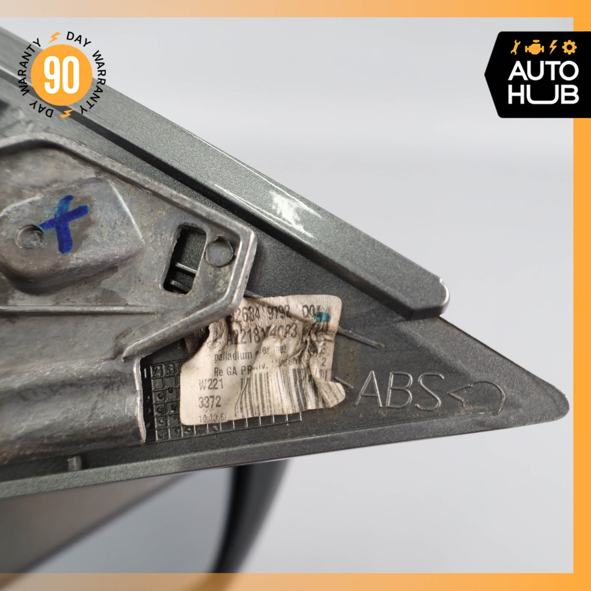 10-13 Mercedes W221 S550 S400 Right Side Rear View Door Mirror w/Blind Spot OEM - photo 15