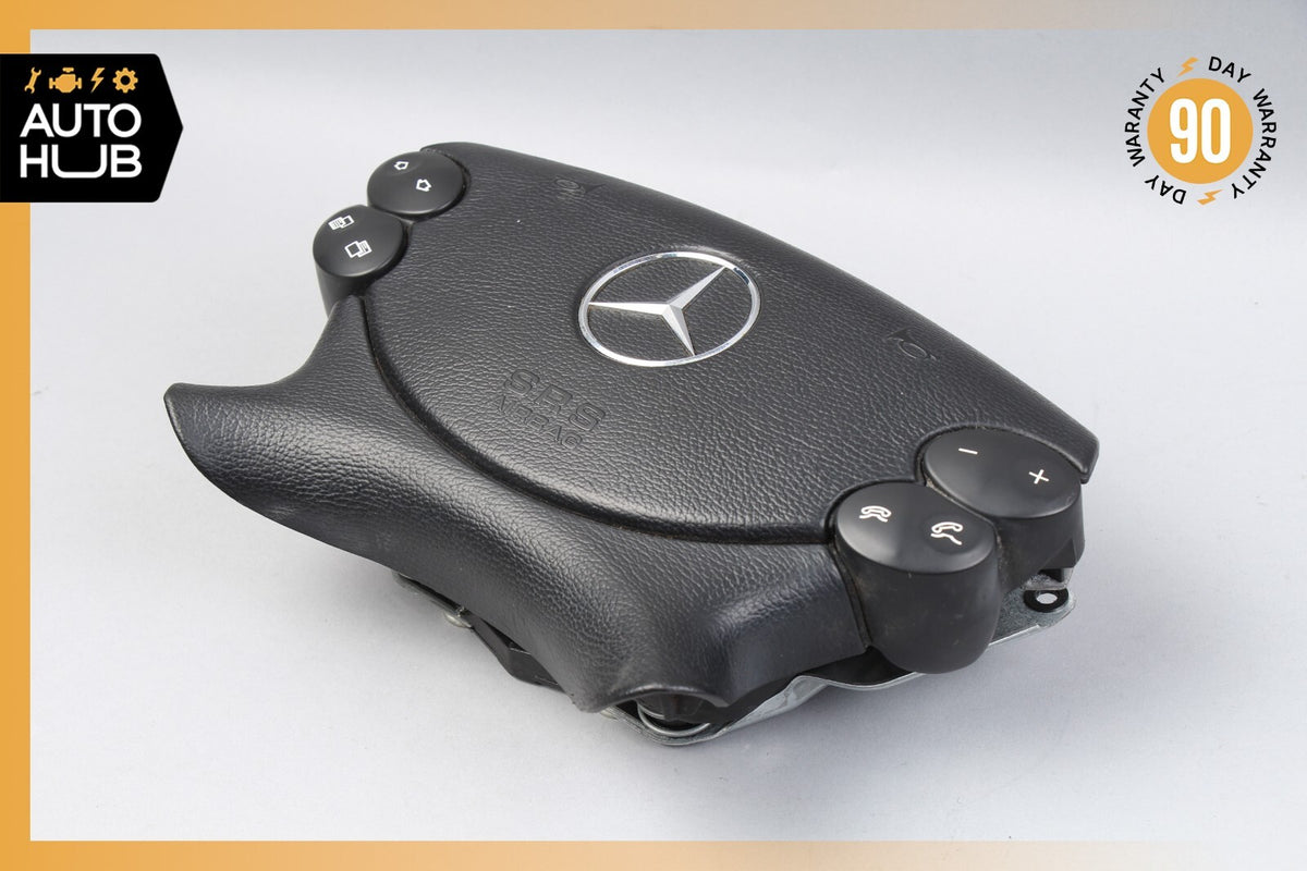 Mercedes R230 SL500 SL55 AMG CLK500 E350 Steering Wheel Airbag Air Bag Black OEM - photo 7