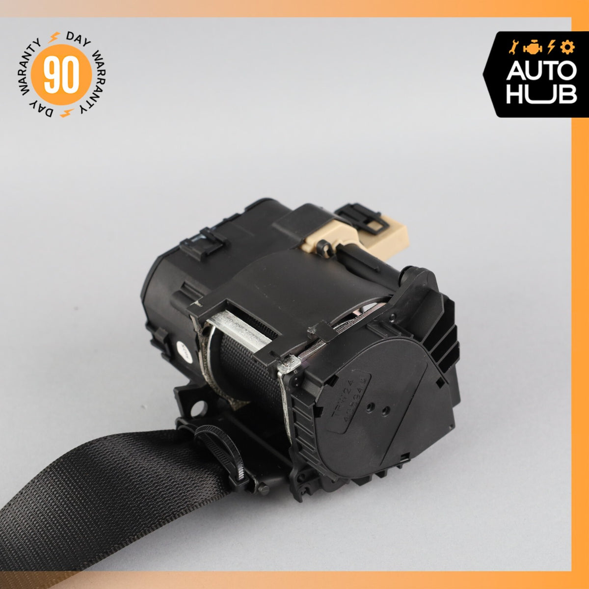 07-10 Mercedes W216 CL600 CL63 Front Right Passenger Side Seat Belt Black OEM - photo 2