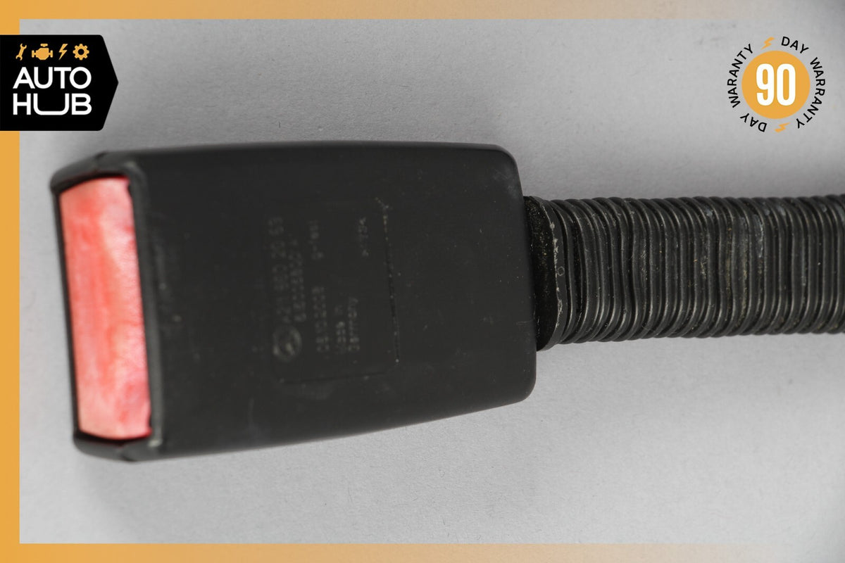 07-09 Mercedes W211 E350 CLS550 Front Right Side Seat Belt Buckle Black OEM - photo 9