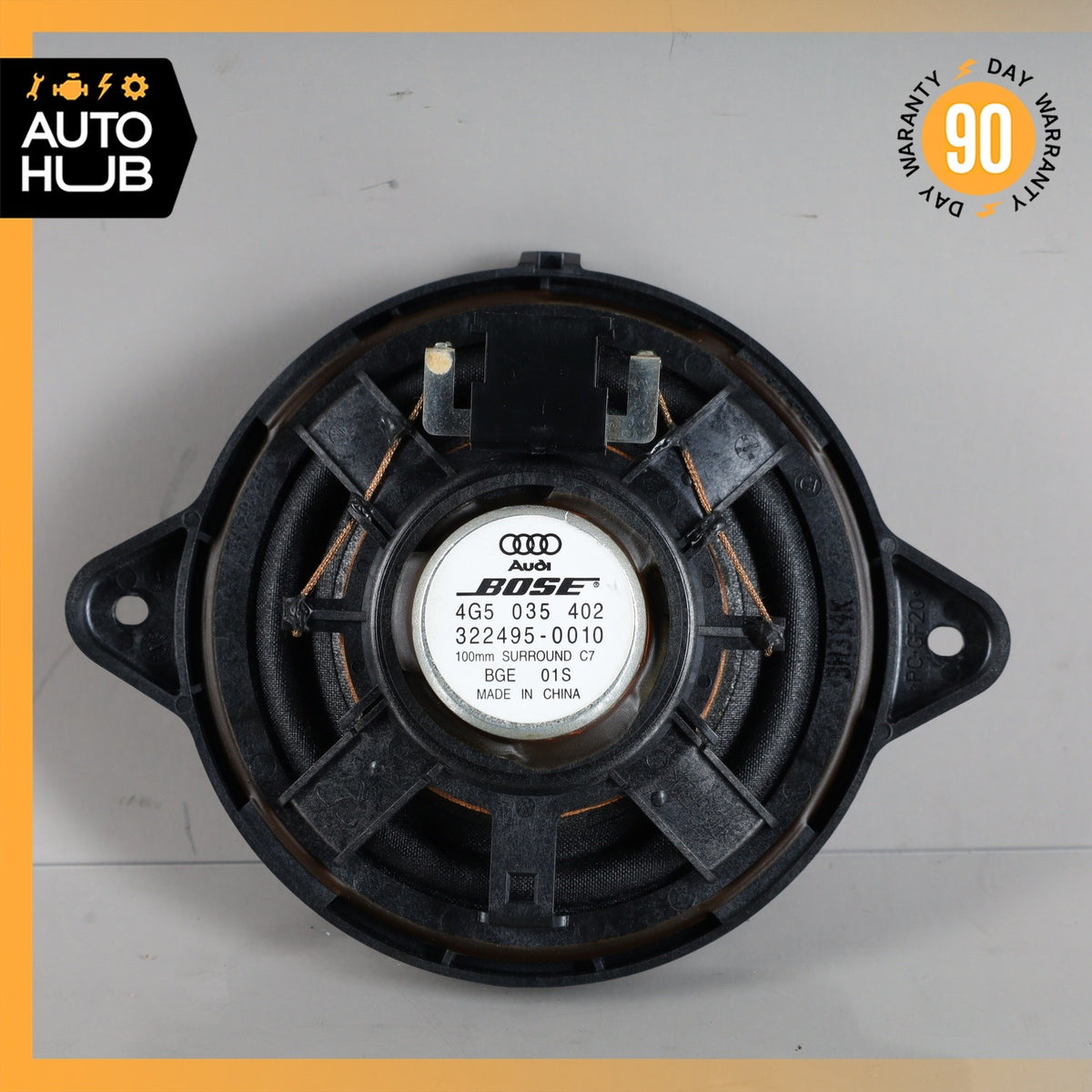12-18 Audi C7 S6 A6 Bose Rear Deck Speaker OEM 51k - photo 7