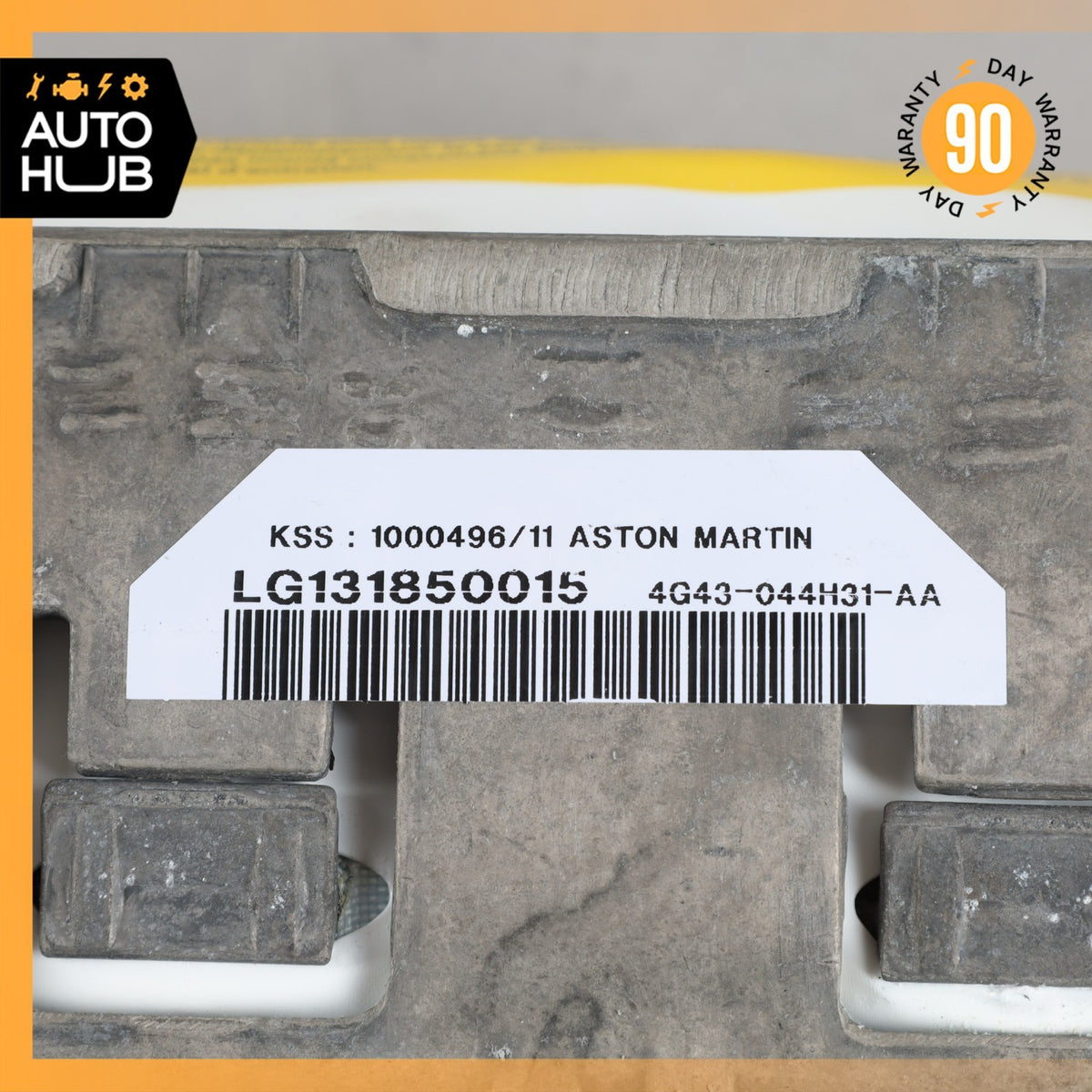 05-19 Aston Martin DB9 Front Right Passenger Side Dash Panel Airbag OEM 22k - photo 10