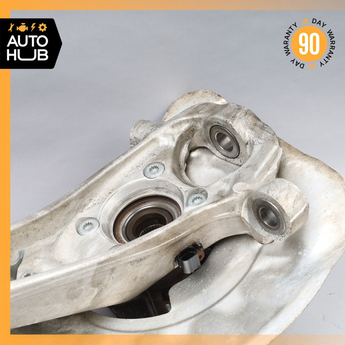 11-18 Porsche Cayenne 958 Hybrid S Front Left Driver Knuckle Spindle OEM - photo 16