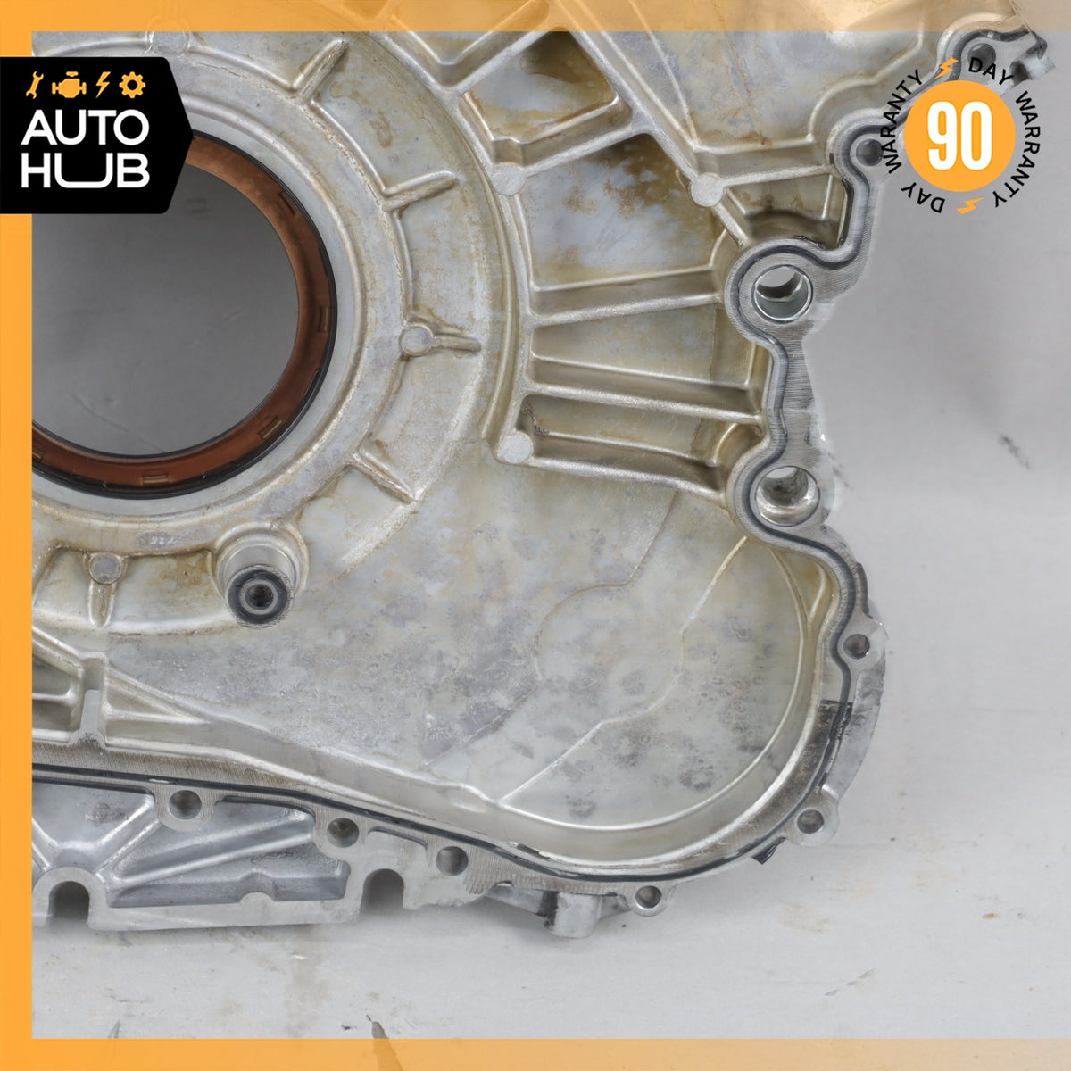 11-18 Porsche Panamera 970 Cayenne Hybrid Engine Motor Crankshaft Rear Cover OEM - photo 15