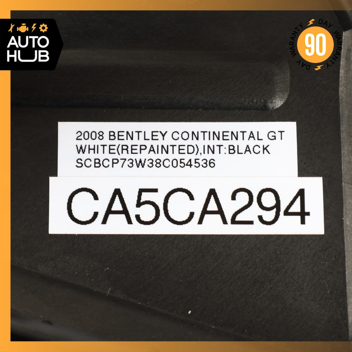 03-13 Bentley Continental GT Left Side Air Intake Cleaner Box 3W0129607G OEM - photo 16