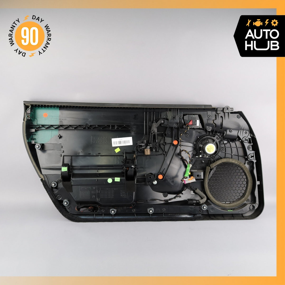05-12 Porsche Boxster 987 Cayman Front Right Interior Door Panel Black OEM - photo 12