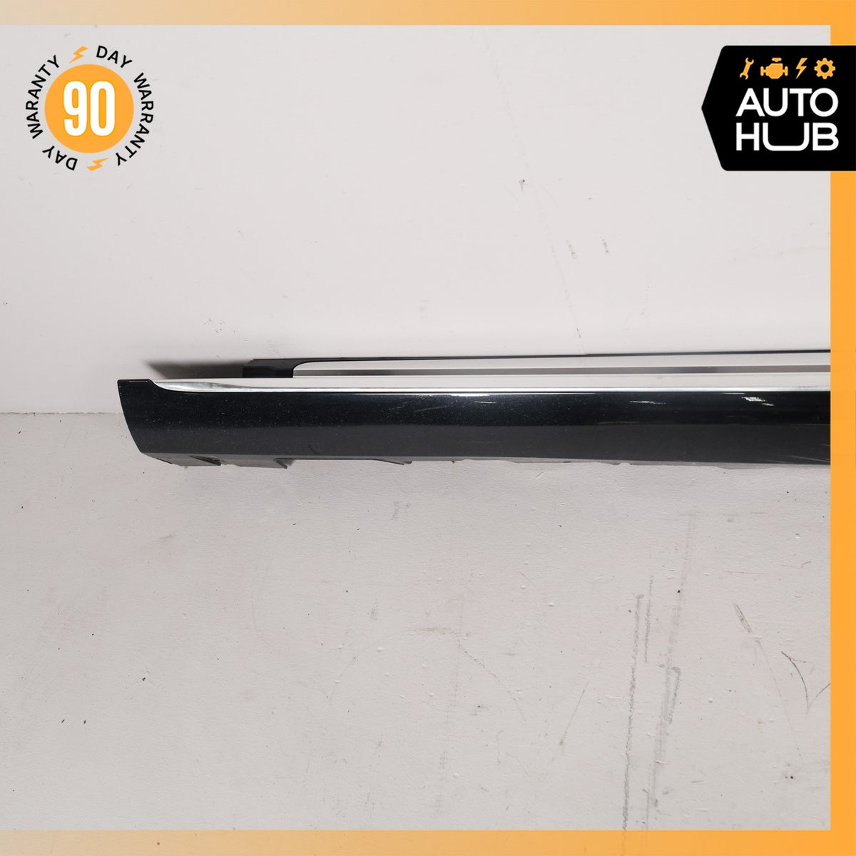 11-18 Audi D4 A8L Left Driver Side Rocker Panel Side Skirt Black OEM 80k - photo 8