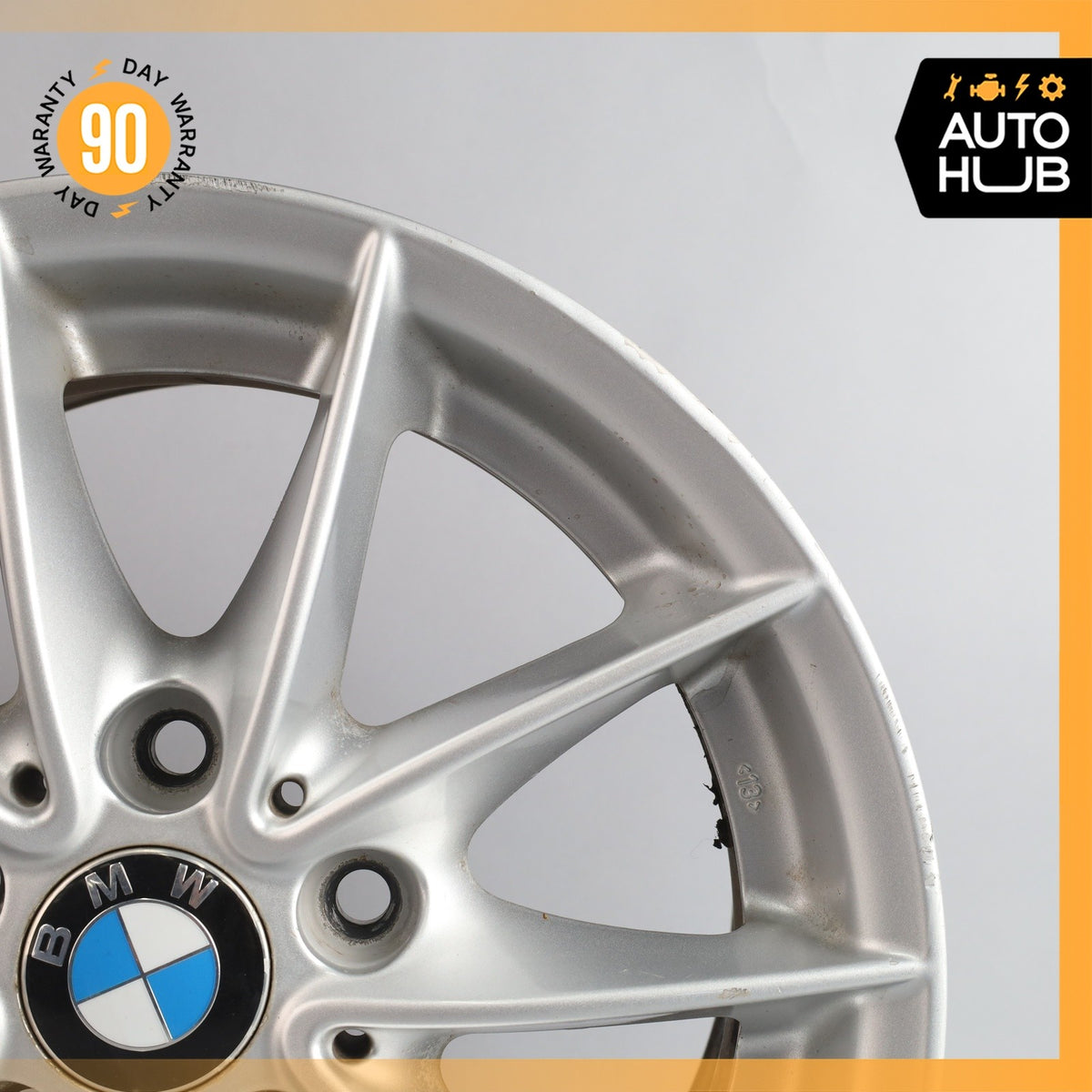 BMW E88 128i 135i 7 x 16 16" Style 360 Wheel Rim Silver 36116795207 OEM - photo 3