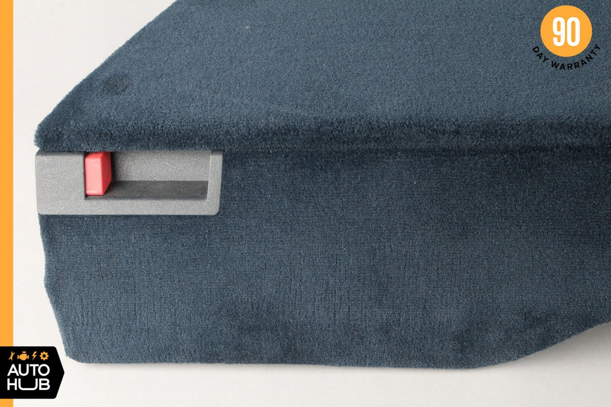 90-95 Mercedes R129 300SL SL320 Rear Carpet Storage Shelf Box Jump Seat Blue OEM - photo 4