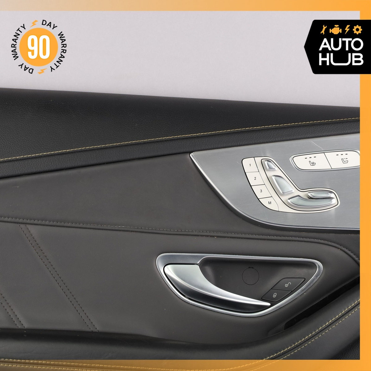 17-23 Mercedes W205 C63 AMG C300 Front Left Side Interior Door Panel OEM 43k - photo 5