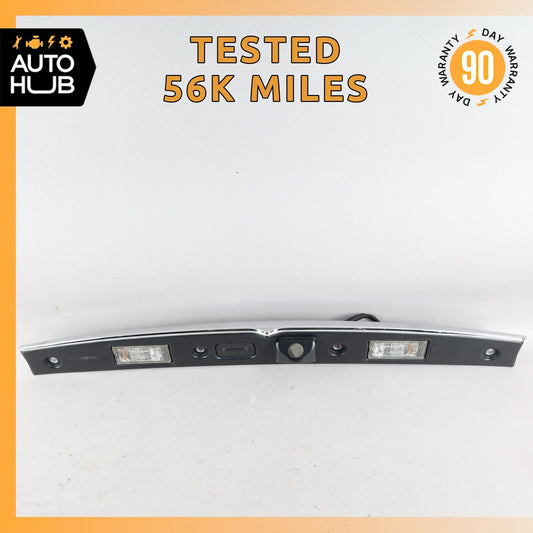 14-22 Maserati Quattoporte M156 Rear Trunk Lid Moulding Plate w/Lights OEM 56k - photo 1