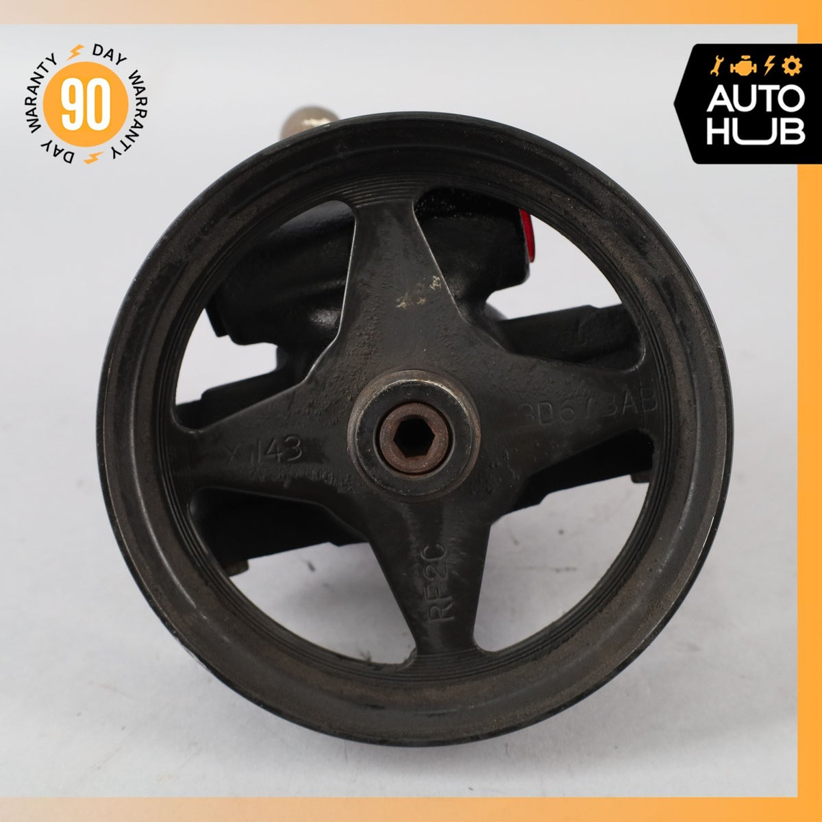 02-04 Ford Thunderbird 3.9L V8 Power Steering Pump 4U2Z3V674BHRM OEM - photo 9
