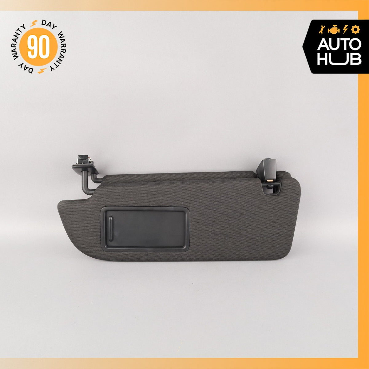 Audi 4M Q7 Left Driver Side Sunvisor Sun Visor Black OEM 87k - photo 2
