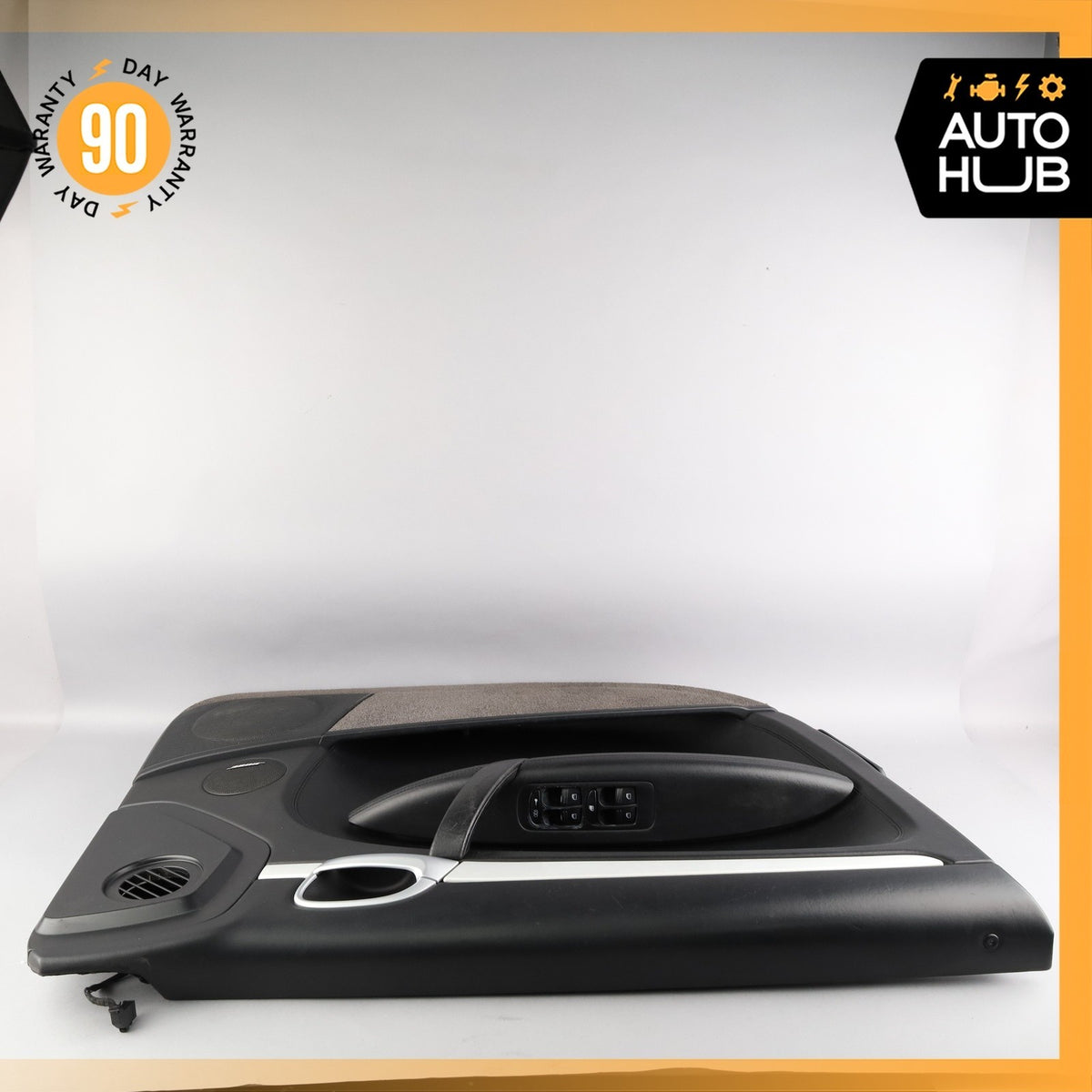 03-06 Porsche Cayenne 955 Front Left Side Interior Door Panel Leather Black OEM - photo 13