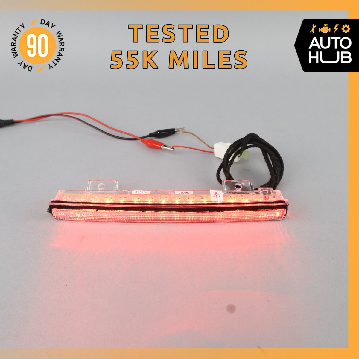 03-19 Maserati Quattroporte GranTurismo S 3rd Third Brake Stop Light Lamp OEM - photo 1